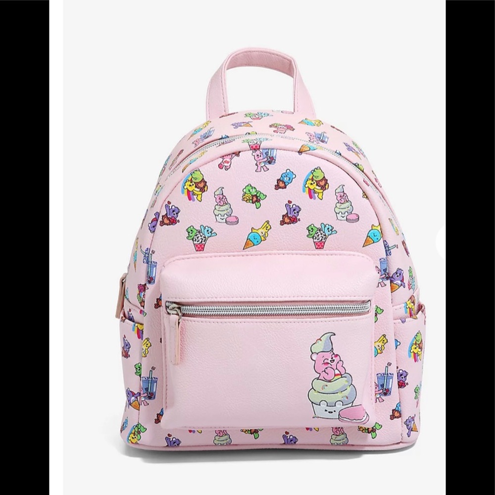 Care Bears Magic Ice Cream Boba Mini Backpack NWT